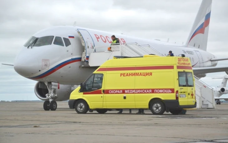 Впервые «Бригада экстренного реагирования» участвовала в авиамедицинской эвакуации